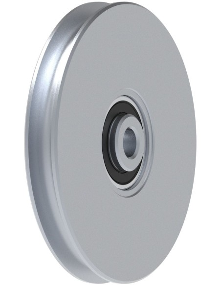 RUOTE D.100 PER BASCULANTE FUNE 6MM