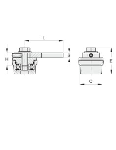 CARD. REG. Q. 40X40 CON CUSC. E STAFFA 2