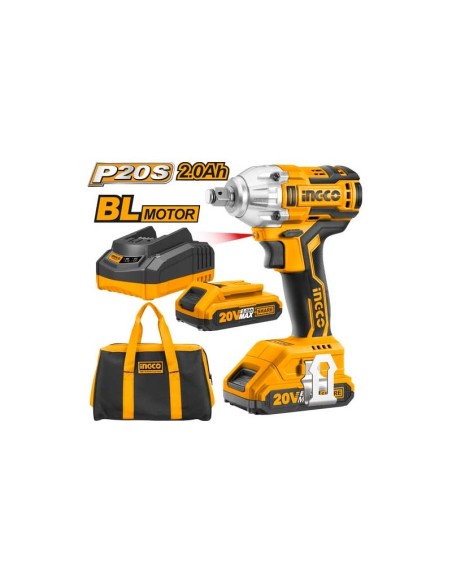 AVVITATORE IMPULSI 1/2 20V 2BATT 2AH