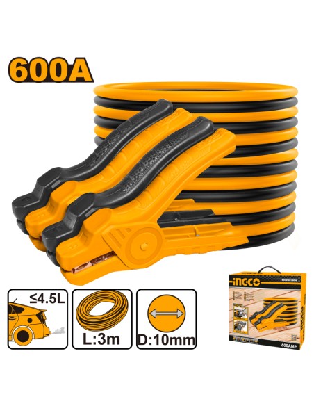 CAVI BATTERIA AUTO 600A 3MT