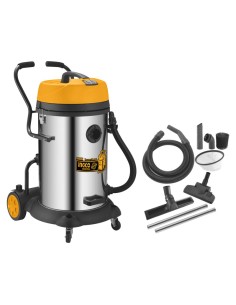 ASPIRAPOLVERE /LIQUIDI INOX 2X1200W 75LT 2