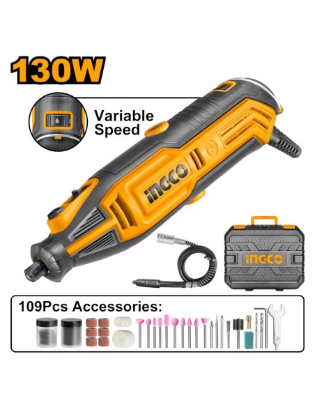 MINI SMERIGLIATRICE ANGOLARE 130W KIT