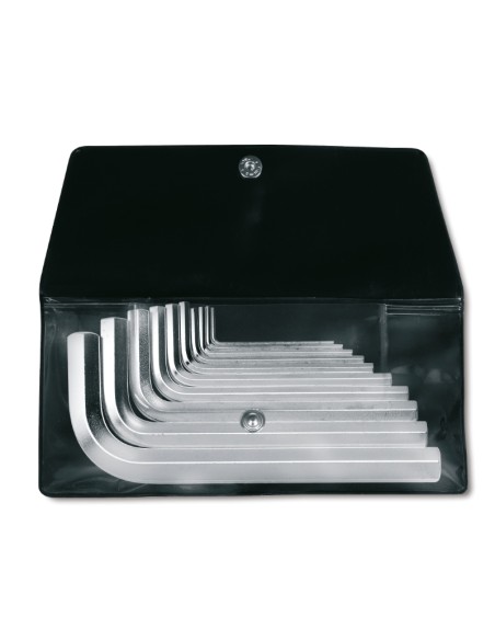 Serie di 10 chiavi maschio esagonale piegate (art. 96) in busta Serie di 10 chiavi maschio esagonale piegate (art. 96) in busta