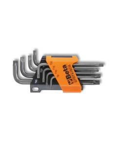 Serie di 8 chiavi maschio piegate per viti con impronta Tamper Resistant Torx®  2