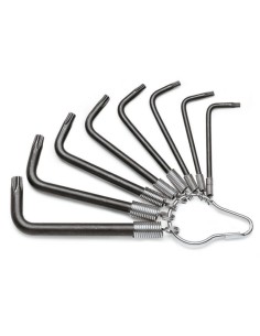 Serie di 8 chiavi maschio piegate per viti con impronta Torx® (art. 97TX) 2