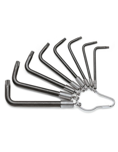 Serie di 8 chiavi maschio piegate per viti con impronta Torx® (art. 97TX)