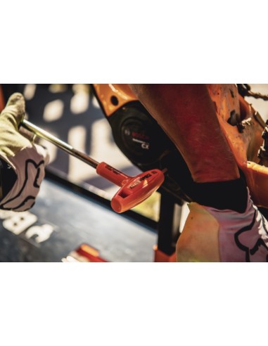 Chiavi maschio piegate con impugnatura per viti con impronta Torx® cromate