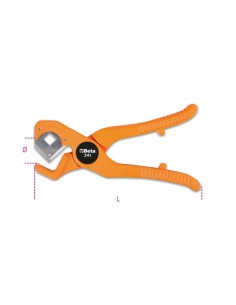 Pinza tagliatubi per tubi in materiale plastico