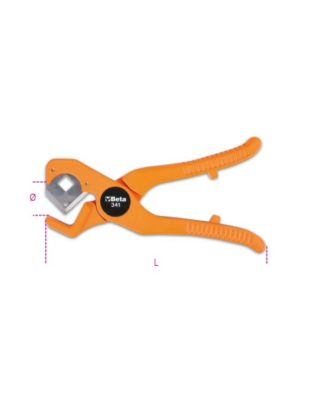 Pinza tagliatubi per tubi in materiale plastico Pinza tagliatubi per tubi in materiale plastico