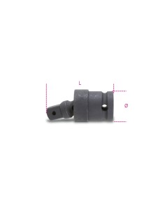 Snodo con attacchi quadri maschio e femmina 1/2" fosfatato