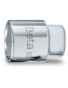 Chiavi a bussola con attacco quadro femmina 1/4" bocca esagonale, cromate