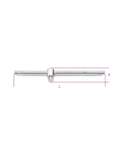Quadro maschio 3/8" con spina scorrevole cromato