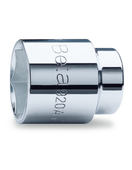 Chiavi a bussola con attacco quadro femmina 1/2" bocca esagonale, cromate Chiavi a bussola con attacco quadro femmina 1/2" bocca esagonale, cromate