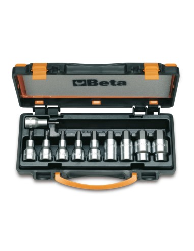 Serie di 10 chiavi a bussola maschio esagonale (art. 920PE) in cassetta