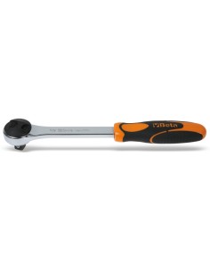 Cricchetto reversibile con attacco quadro maschio 1/2" cromato