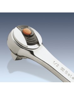 Cricchetto reversibile con attacco quadro maschio 1/2" "Locking System" cromato 2