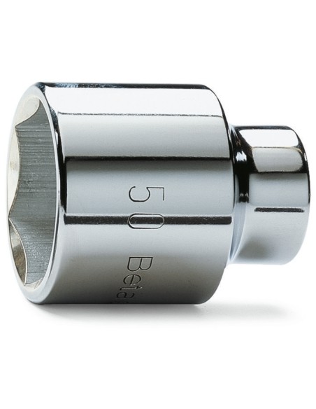 Chiavi a bussola con attacco quadro femmina 3/4" bocca esagonale, cromate