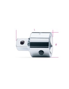 Raccordo con attacco quadro femmina 1" e maschio 3/4" cromato